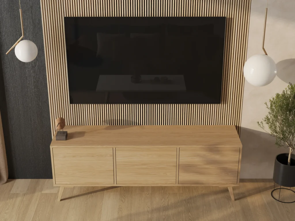 Szafka Rtv Komoda Debowa 180 Cm