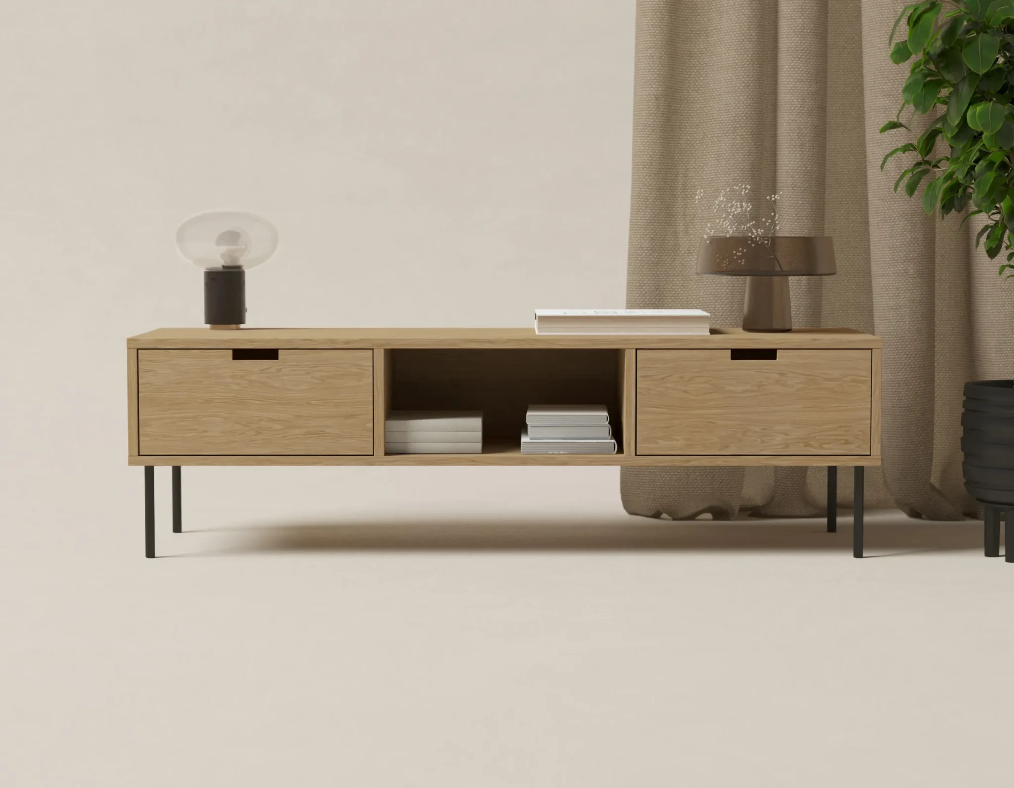 Szafka Rtv Loftowa 150 X 45 Cm