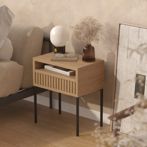 Szafka Nocna W Stylu Loft