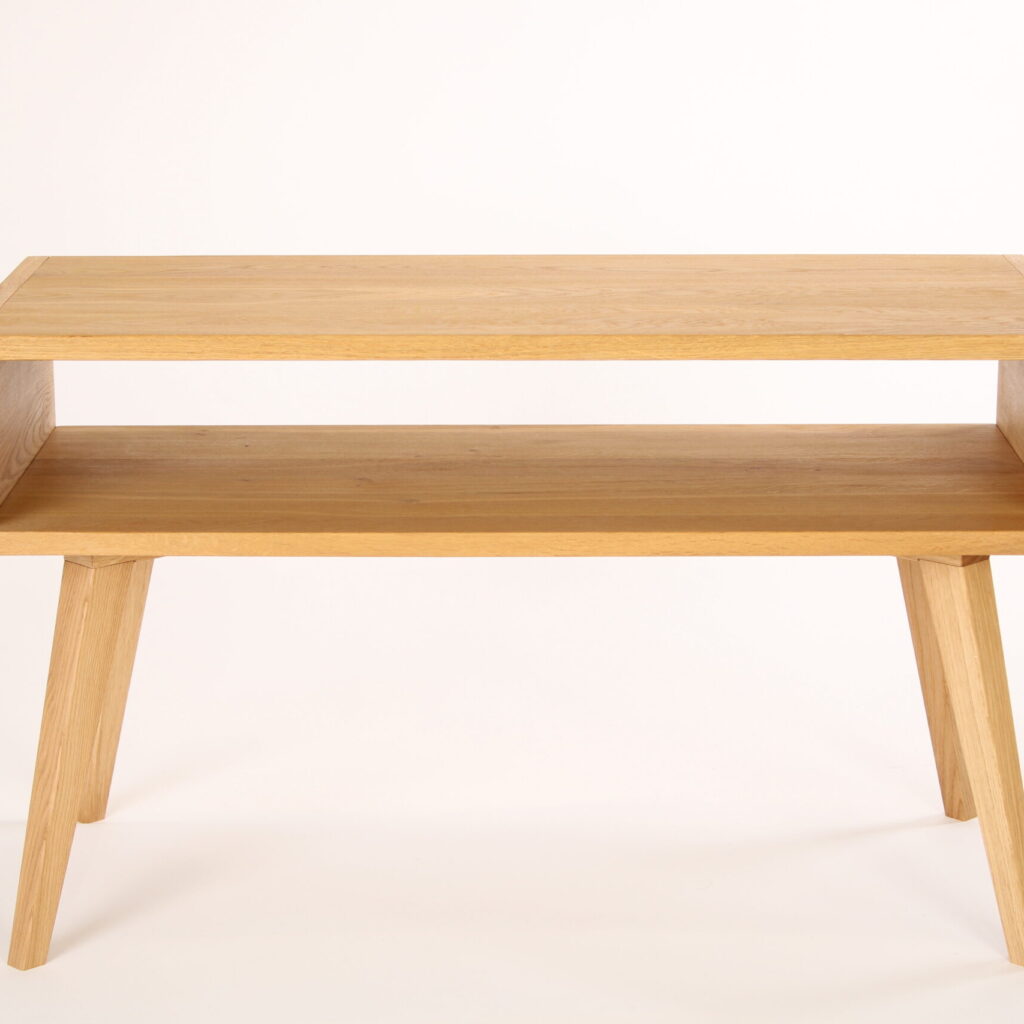 Stolik kawowy drewniany 95x43 cm outlet