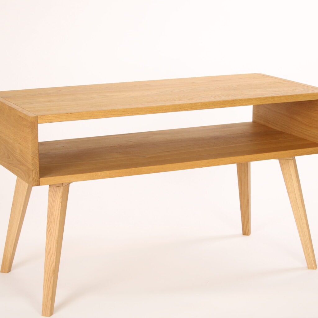 Stolik kawowy drewniany 95x43 cm outlet